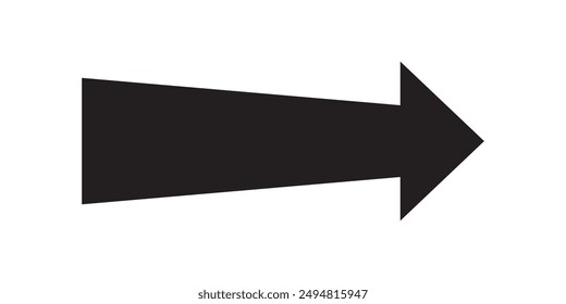 Arrow icon. flat style Arrow symbol. simple Arrow icon on a white background.