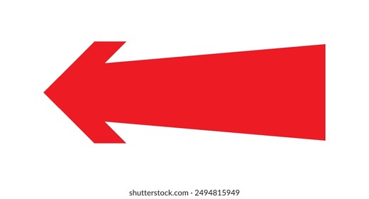 Arrow icon. flat style Arrow symbol. simple Arrow icon on a white background.