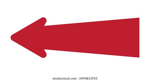 Arrow icon. flat style Arrow symbol. simple Arrow icon on a white background.