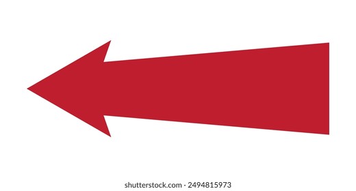 Arrow icon. flat style Arrow symbol. simple Arrow icon on a white background.