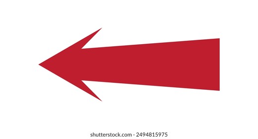 Arrow icon. flat style Arrow symbol. simple Arrow icon on a white background.