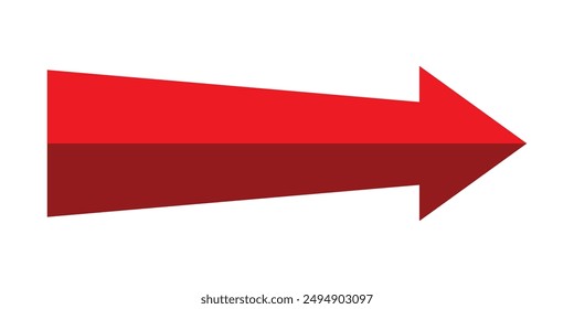 Arrow icon. flat style Arrow symbol. simple Arrow icon on a white background.
