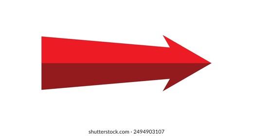 Arrow icon. flat style Arrow symbol. simple Arrow icon on a white background.