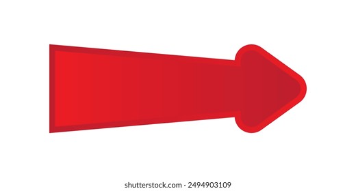 Arrow icon. flat style Arrow symbol. simple Arrow icon on a white background.