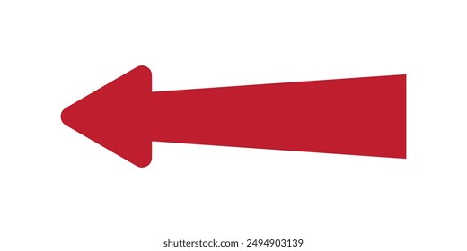 Arrow icon. flat style Arrow symbol. simple Arrow icon on a white background.