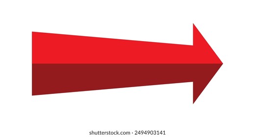 Arrow icon. flat style Arrow symbol. simple Arrow icon on a white background.