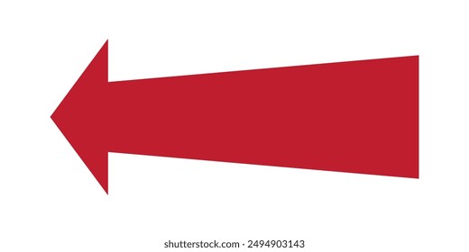 Arrow icon. flat style Arrow symbol. simple Arrow icon on a white background.