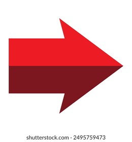Arrow icon. flat style Arrow symbol. simple Arrow icon on a white background.
