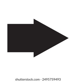 Arrow icon. flat style Arrow symbol. simple Arrow icon on a white background.