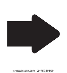 Arrow icon. flat style Arrow symbol. simple Arrow icon on a white background.