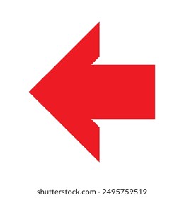 Arrow icon. flat style Arrow symbol. simple Arrow icon on a white background.