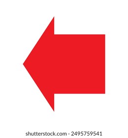 Arrow icon. flat style Arrow symbol. simple Arrow icon on a white background.