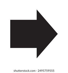 Arrow icon. flat style Arrow symbol. simple Arrow icon on a white background.