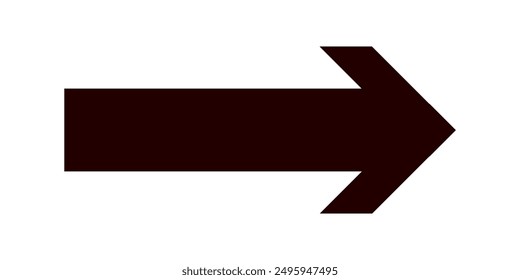 Arrow icon. flat style Arrow symbol. simple Arrow icon on a white background.