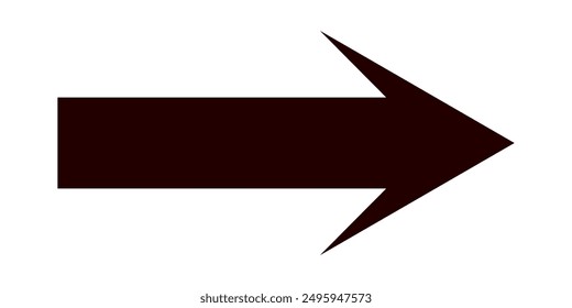 Arrow icon. flat style Arrow symbol. simple Arrow icon on a white background.