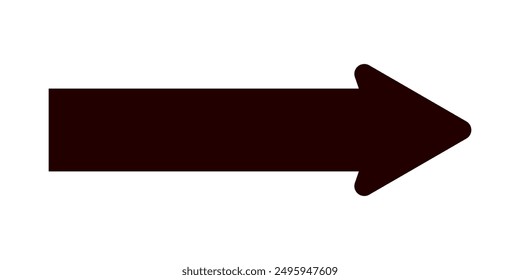 Arrow icon. flat style Arrow symbol. simple Arrow icon on a white background.