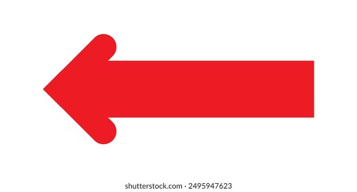 Icono de flecha. estilo plano Símbolo de flecha. icono de flecha simple sobre un fondo blanco.