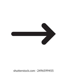 Arrow icon. flat style Arrow symbol. simple Arrow icon on a white background.