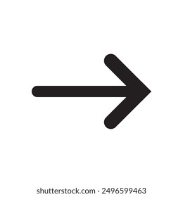 Arrow icon. flat style Arrow symbol. simple Arrow icon on a white background.