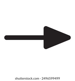 Arrow icon. flat style Arrow symbol. simple Arrow icon on a white background.