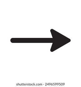 Arrow icon. flat style Arrow symbol. simple Arrow icon on a white background.
