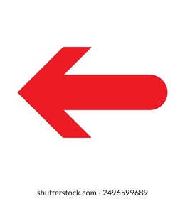 Icono de flecha. Símbolo de flecha de estilo plano. Icono de flecha simple sobre un fondo blanco.