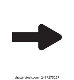 Arrow icon. flat style Arrow symbol. simple Arrow icon on a white background.