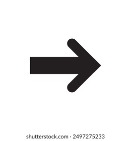 Arrow icon. flat style Arrow symbol. simple Arrow icon on a white background.