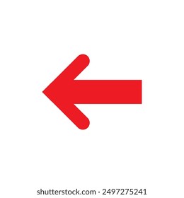 Arrow icon. flat style Arrow symbol. simple Arrow icon on a white background.