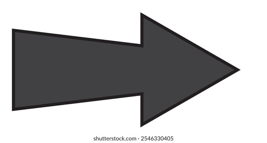 Arrow icon. flat style Arrow symbol. simple Arrow icon on a white background.