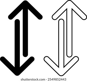 arrow icon. flat style. arrow icon for your web site design, logo, app, UI. arrow indicated the direction symbol. vector eps10