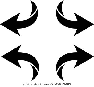 arrow icon. flat style. arrow icon for your web site design, logo, app, UI. arrow indicated the direction symbol. vector eps10