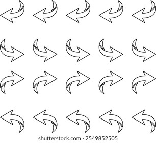 arrow icon. flat style. arrow icon for your web site design, logo, app, UI. arrow indicated the direction symbol. vector eps10