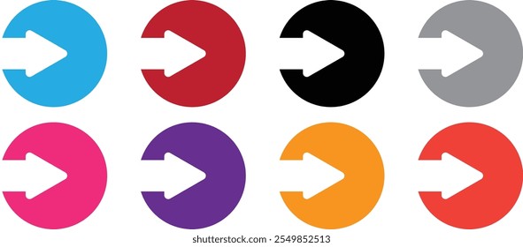 arrow icon. flat style. arrow icon for your web site design, logo, app, UI. arrow indicated the direction symbol. vector eps10