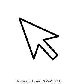 arrow icon Flat symbol set outline
