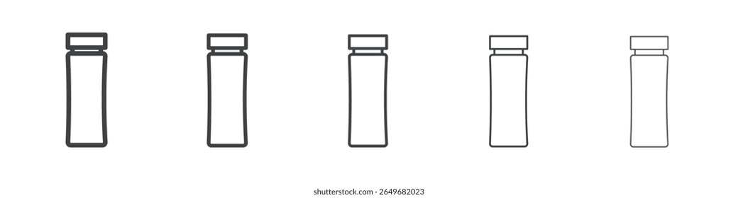 arrow up icon flat thin illustration symbol