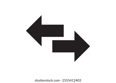 Arrow icon flat trendy illustration
