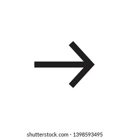 arrow icon flat trendy style