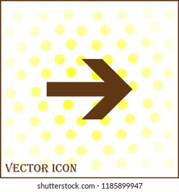 Arrow Icon flat Vector