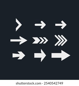 Arrow icon flat vector design