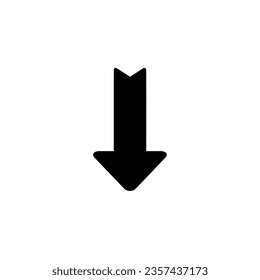 Arrow Icon Flat Vector Illustration. Modern simple flat arrow icon, Arrow symbol