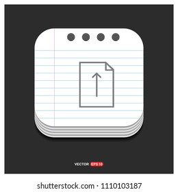Up arrow icon - Free Vector Icon - Free vector icon