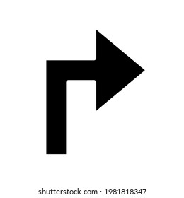 Plantilla de diseño vectorial sin icono de flecha