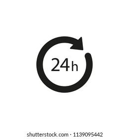 Arrow icon full rotation. Simple vector illustration.