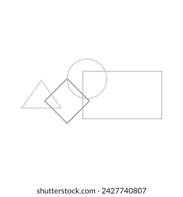 Arrow icon. Gray monochrome illustration of arrow vector icon for web Simple math illustration in dark color with lines. Educational design elements