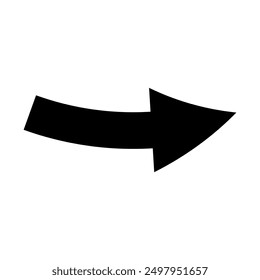 Arrow icon illustrated on background