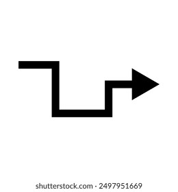 Pfeilsymbol auf Hintergrund