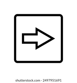 Icono de flecha ilustrado sobre fondo