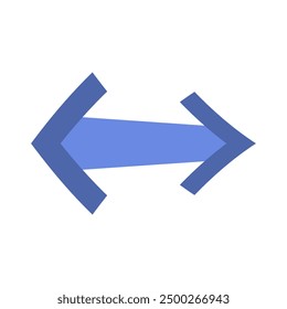 Icono de flecha ilustrado sobre fondo