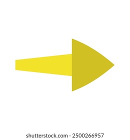 Arrow icon illustrated on background